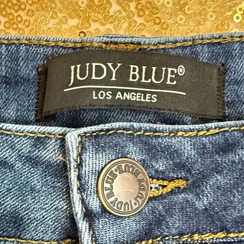 Judy Blue Women's Distressed Blue Skinny Jeans